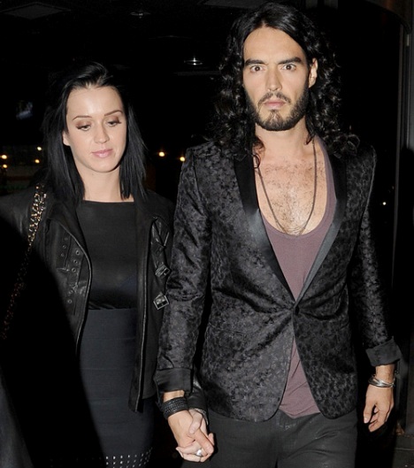 Katy Perry And Russell Brand In Dublin
